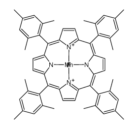 trans-Mn(IV)(TMP)F2结构式