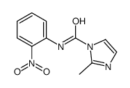 2-methyl-N-(2-nitrophenyl)imidazole-1-carboxamide Structure