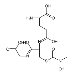 S-(N-hydroxy-N-methylcarbamoyl)glutathione Structure