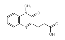 2-Quinoxalinepropanoicacid, 3,4-dihydro-4-methyl-3-oxo-结构式