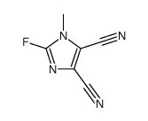 1H-Imidazole-4,5-dicarbonitrile,2-fluoro-1-methyl-(9CI) structure