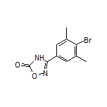 3-(4-溴-3,5-二甲基苯基)-1,2,4-噁二唑-5(4H)-酮结构式