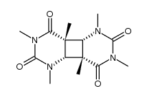 (cis,anti)-1,3-dimethyluracyl dimer Structure