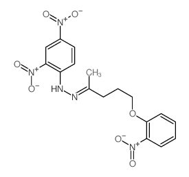 2-Pentanone,5-(2-nitrophenoxy)-, 2-(2,4-dinitrophenyl)hydrazone picture