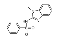 N-(1-methylbenzimidazol-2-yl)benzenesulfonamide结构式