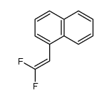 1,1-difluoro-2-(1-naphthyl)ethene Structure