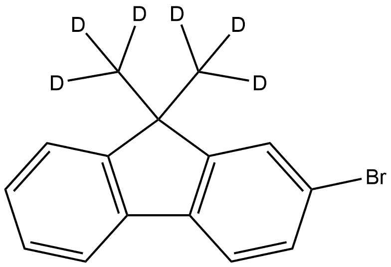 2-Bromo-9,9-dimethyl-d3-9H-fluorene Structure