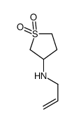 3-Thiophenamine,tetrahydro-N-2-propenyl-,1,1-dioxide(9CI) Structure