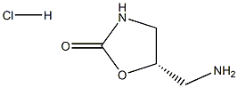 (5S)-5-(aminomethyl)-1,3-oxazolidin-2-one hydrochloride structure