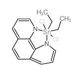 Tin, dichlorodiethyl(1,10-phenanthroline-N(1),N(10))-结构式