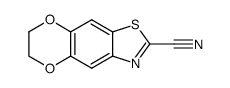 [1,4]Dioxino[2,3-f]benzothiazole-2-carbonitrile,6,7-dihydro-(9CI) structure