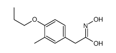 2-(4-Propoxy-3-methylphenyl)acetohydroxamic acid Structure