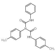 Imidodicarbonicdiamide, N,2-bis(4-methylphenyl)-N'-phenyl-结构式