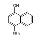 4-氨基-1-萘酚结构式