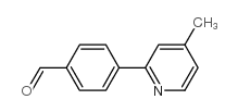 4-(4-Methylpyridin-2-yl)benzaldehyde Structure