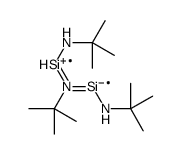 1,3-二(叔丁基氨基)-2-叔丁基二硅氮烷结构式