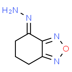 (4E)-4-hydrazinylidene-4,5,6,7-tetrahydro-2,1,3-benzoxadiazole structure