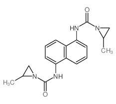 1-Aziridinecarboxamide, N,N-1,5-naphthalenebis (2-methyl)-结构式