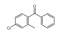 4-chloro-2-methylbenzophenone结构式