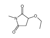 2,5-Pyrrolidinedione,3-ethoxy-1-methyl-(9CI) structure