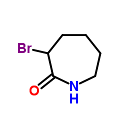 3-bromo azepan-2-one structure