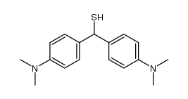 bis-(4-dimethylamino-phenyl)-methanethiol结构式