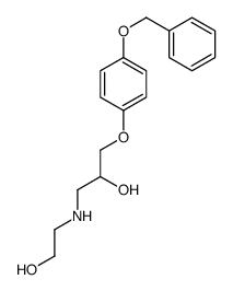 1-(2-hydroxyethylamino)-3-(4-phenylmethoxyphenoxy)propan-2-ol Structure