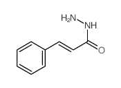 3-Phenyl-2-propenoic acid hydrazide Structure