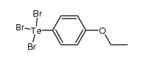 p-ethoxyphenyltellurium tribromide结构式