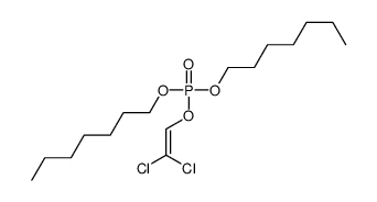 2,2-dichloroethenyl diheptyl phosphate结构式