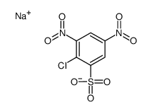 sodium 2-chloro-3,5-dinitrobenzenesulphonate结构式