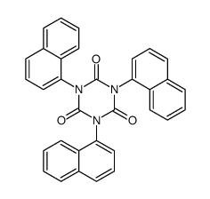 1,3,5-trinaphthalen-1-yl-1,3,5-triazinane-2,4,6-trione Structure