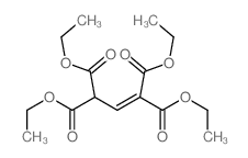 1,1,3,3-tetraethyl prop-1-ene-1,1,3,3-tetracarboxylate Structure