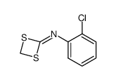 2-(2-chlorophenylimino)-1,3-dithietane Structure