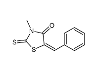 (5E)-5-benzylidene-3-methyl-2-sulfanylidene-1,3-thiazolidin-4-one Structure