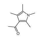 1-(1,2,4,5-tetramethylpyrrol-3-yl)ethanone结构式