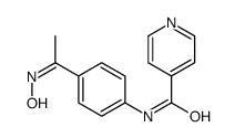 4-Pyridinecarboxamide,N-[4-[1-(hydroxyimino)ethyl]phenyl]-(9CI)结构式