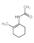 N-(2-methylcyclohex-1-en-1-yl)acetamide (en)Acetamide, N-(2-methyl-1-cyclohexen-1-yl)- (en)结构式