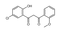 1-(5-chloro-2-hydroxyphenyl)-3-(2-methoxyphenyl)propane-1,3-dione结构式