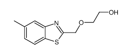 Ethanol, 2-[(5-methyl-2-benzothiazolyl)methoxy]- (7CI,8CI) Structure