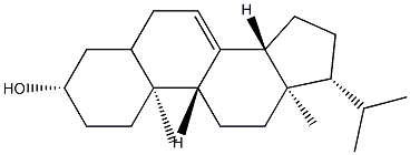 20-Methylpregn-7-en-3β-ol structure