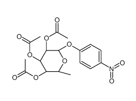 [(2S,3R,4R,5S,6S)-4,5-diacetyloxy-2-methyl-6-(4-nitrophenoxy)oxan-3-yl] acetate Structure