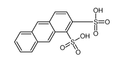 anthracene-1,2-disulfonic acid Structure