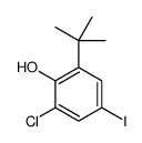 2-tert-butyl-6-chloro-4-iodophenol结构式