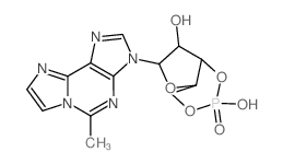 2-hydroxy-6-(5-methylimidazo[2,1-f]purin-3-yl)-2-oxo-4a,6,7,7a-tetrahydro-4H-furo[3,2-d][1,3,2]dioxaphosphinin-7-ol Structure