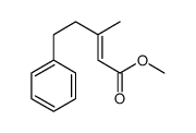 methyl 3-methyl-5-phenylpent-2-enoate structure