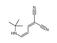 2-[3-(tert-butylamino)prop-2-enylidene]propanedinitrile结构式