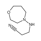 3-(1,4-oxazepan-4-ylamino)propanenitrile Structure