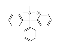 hydroxy-dimethyl-tritylsilane结构式