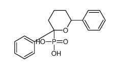 (2,6-diphenyloxan-2-yl)phosphonic acid结构式